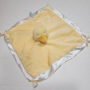 Douglas Baby lovey security blanket Sleeping Duckling corner knots yellow Easter